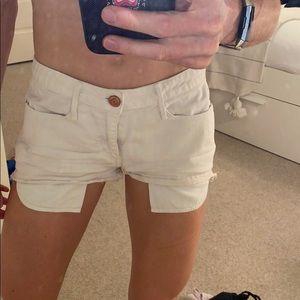 Earnest Sewn White Jean short